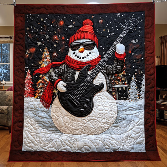 Rock 'n' Roll Snowman LT2511002CL Quilt