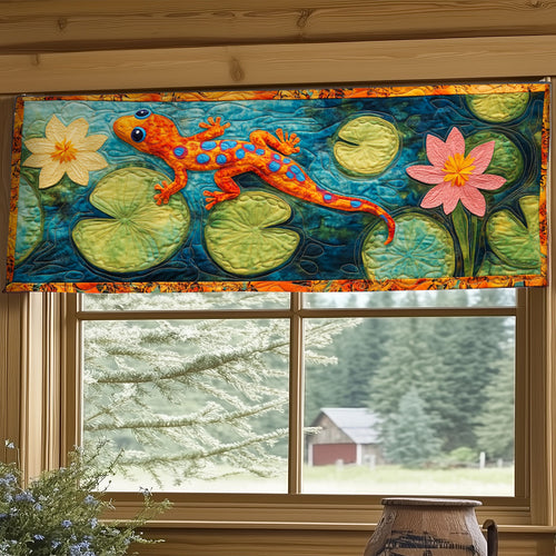 Gecko Pond WY0905003CL Quilted Valance