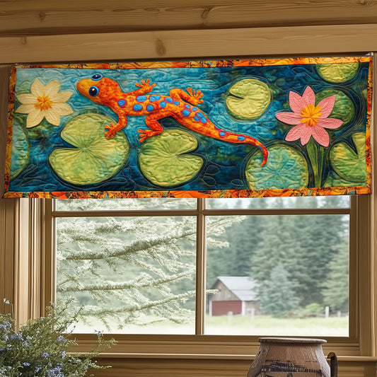Gecko Pond WY0905003CL Quilted Valance