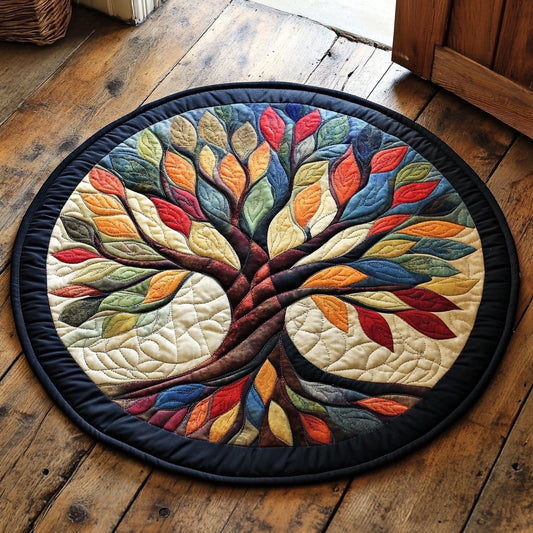 Colorful Roots CP0207003CL Quilted Round Mat