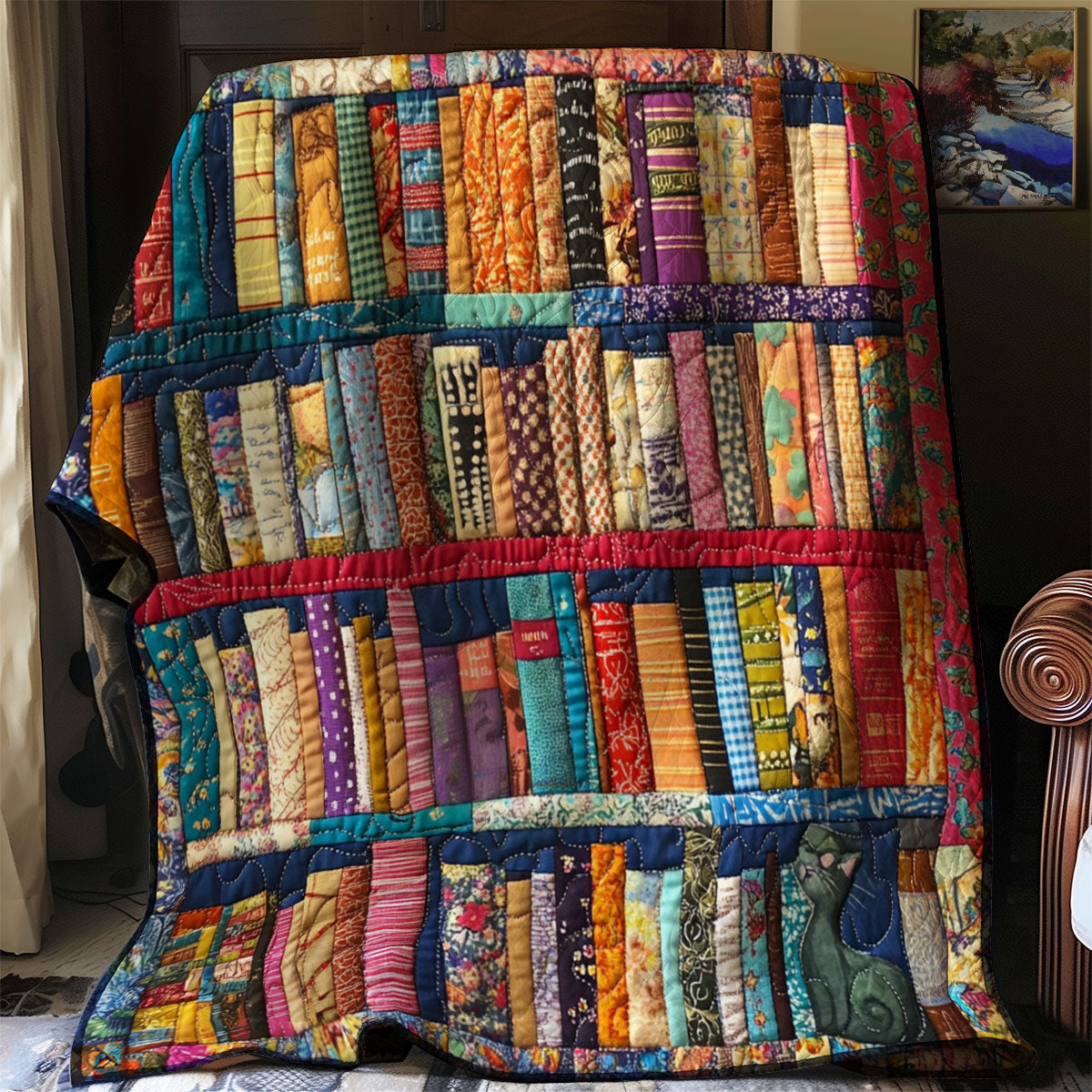 Book Lover YR1210002CL Quilt