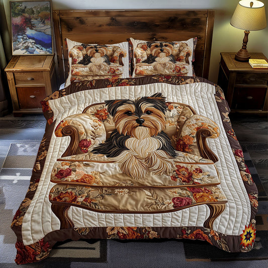 Shih Tzu In Sofa WY1812081CL Duvet Cover Set