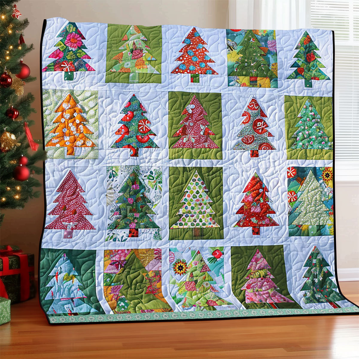 Christmas Tree WJ1912008CL Quilt