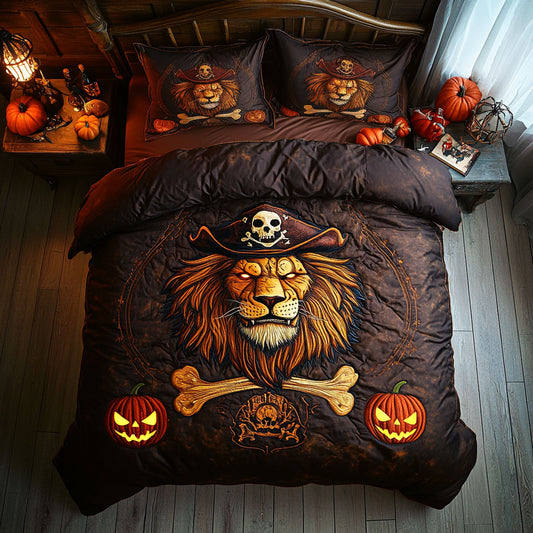 Pirate Lion Halloween WY1607017CL Duvet Cover Set