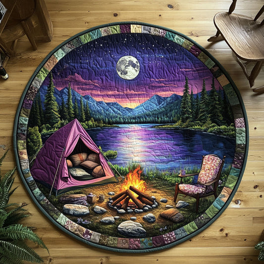Camping WJ1404047CL Quilted Round Mat