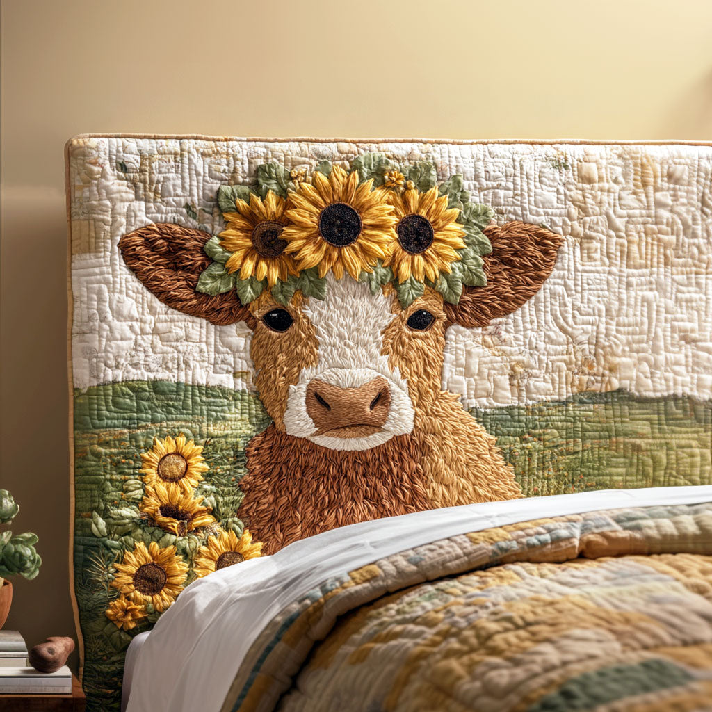 Golden Pastures CP1912014CL Quilted Headboard Slipcover