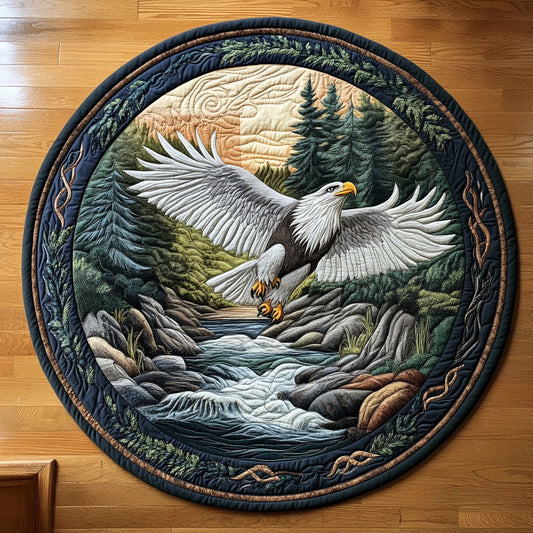 River Flight WY2108034CL Quilted Round Mat