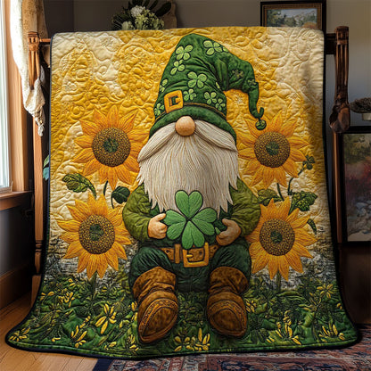 Sunflower Patch Gnome WN3112025CL Quilt