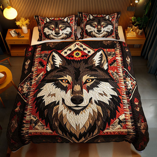 Native American Wolf Spirit WP0412012CL Duvet Cover Set