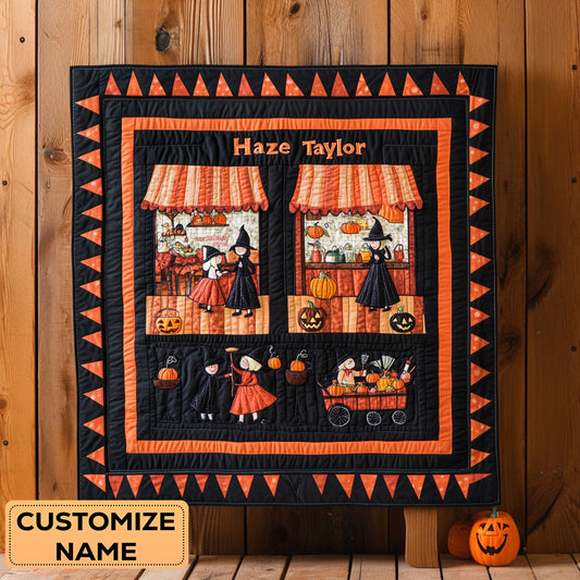 Witch Gathering WN3007115CL Personalized Baby Quilt