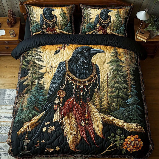 Glorious Black Crow WY2901045CL Duvet Cover Set