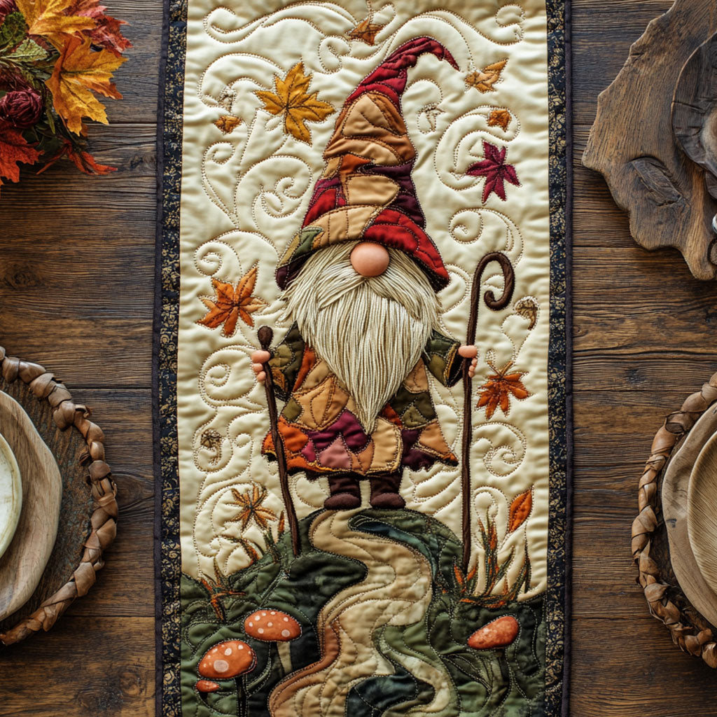 Twilight Gnome Path WN1507098CL Quilted Table Runner