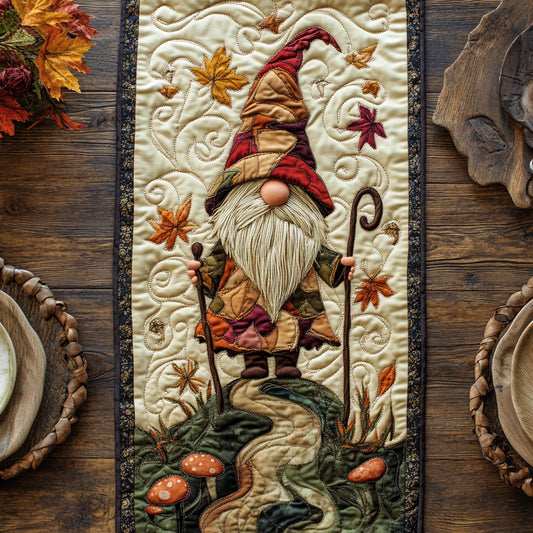 Twilight Gnome Path WN1507098CL Quilted Table Runner