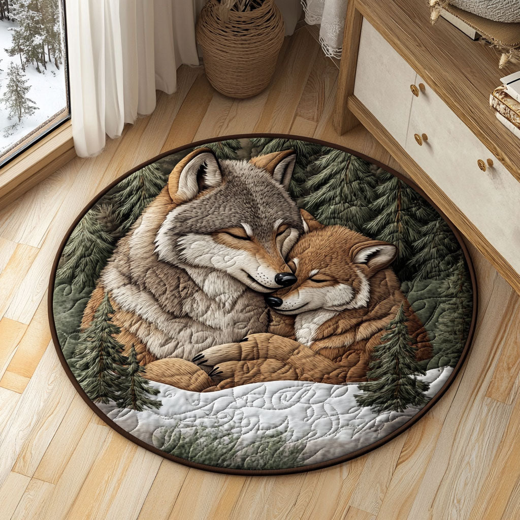 Family Cozy CP2805021CL Quilted Round Mat