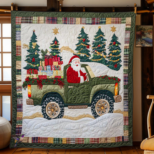 Santa On Wheels WN2011023CL Quilt