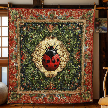 Lady Bug In Forest WY2201072CL Quilt
