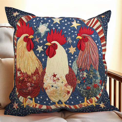 Rooster Firework WX1306088CL Quilt Pillow Case
