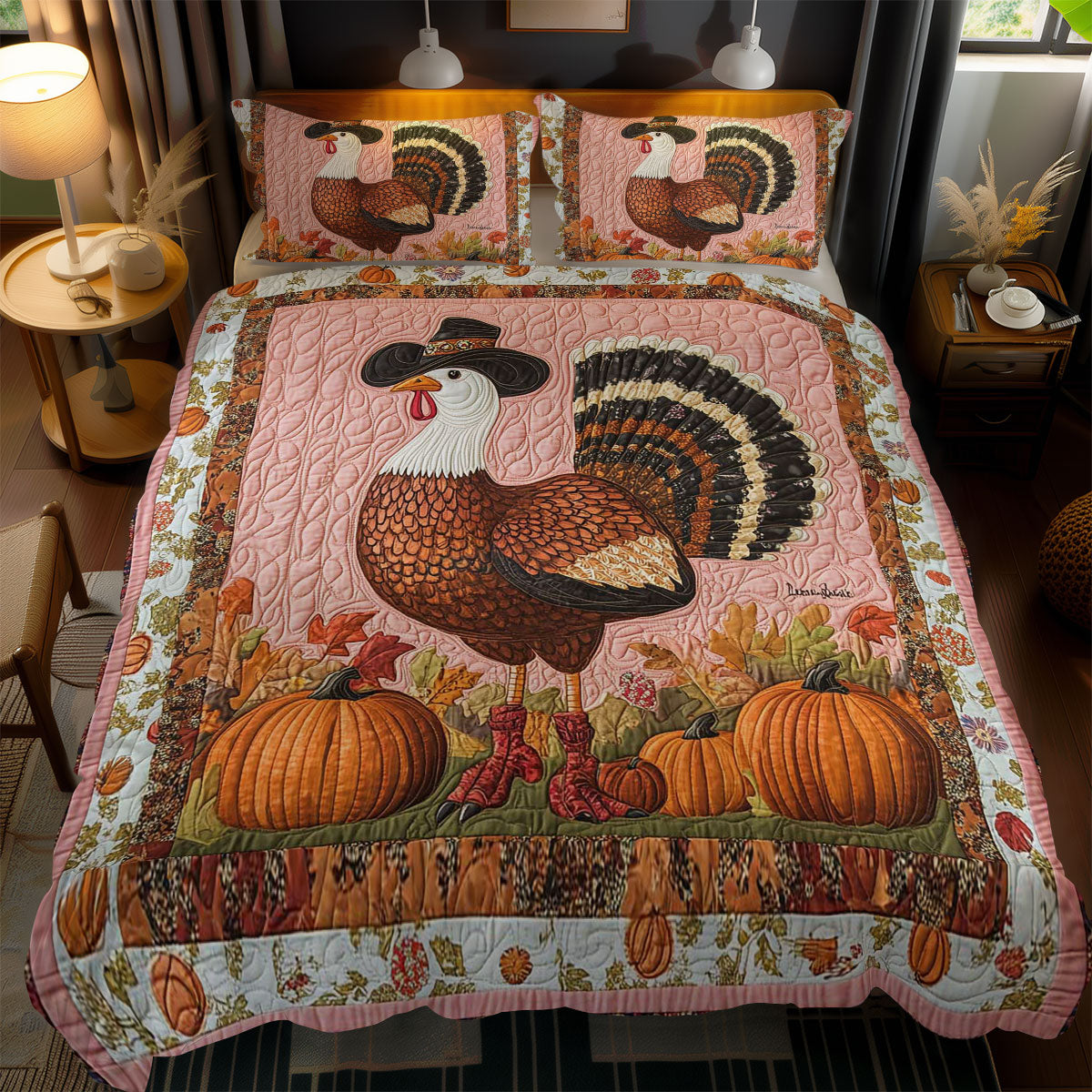 Western Turkey Feast WN0801111CL Duvet Cover Set