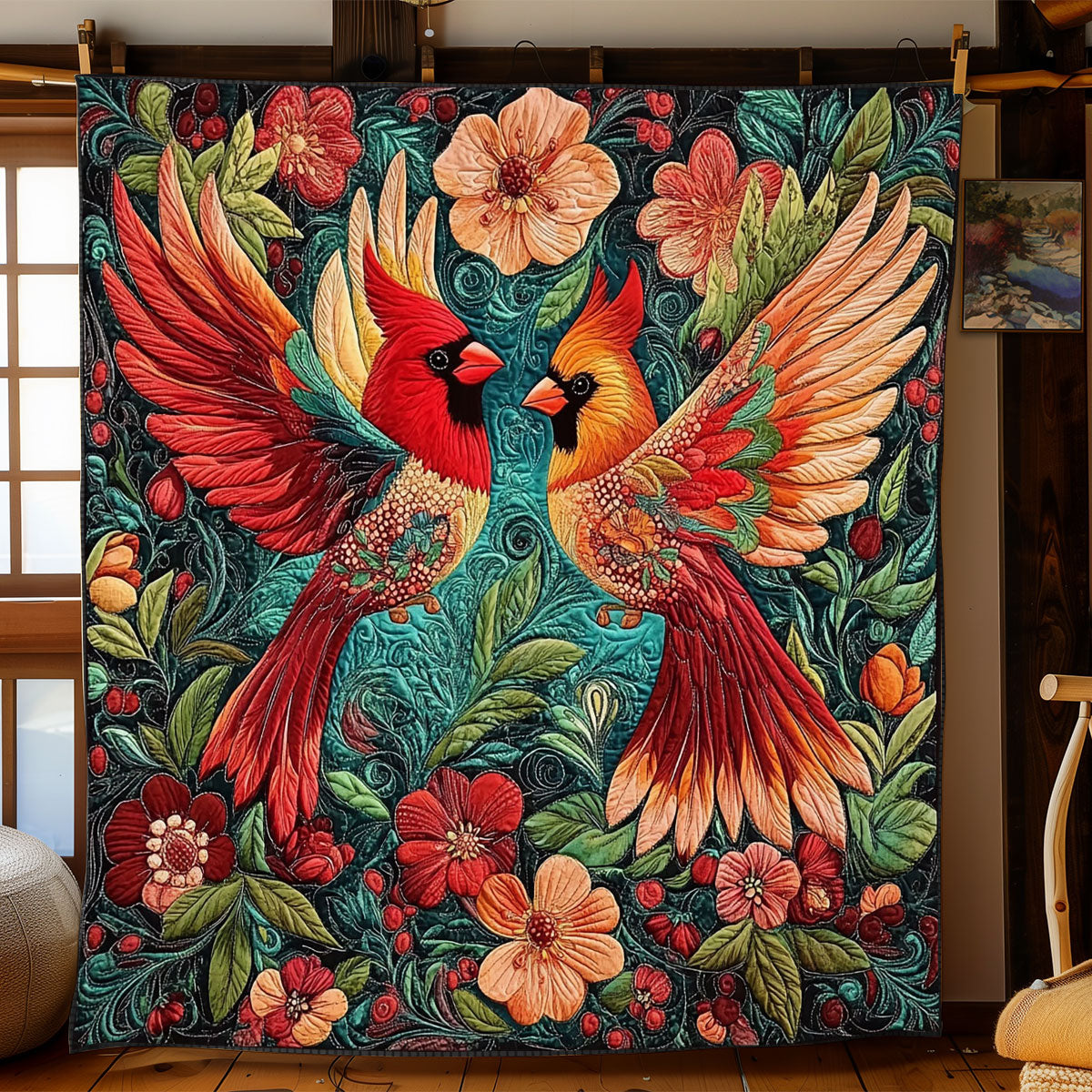 Cardinal Bloom WJ2712008CL Quilt