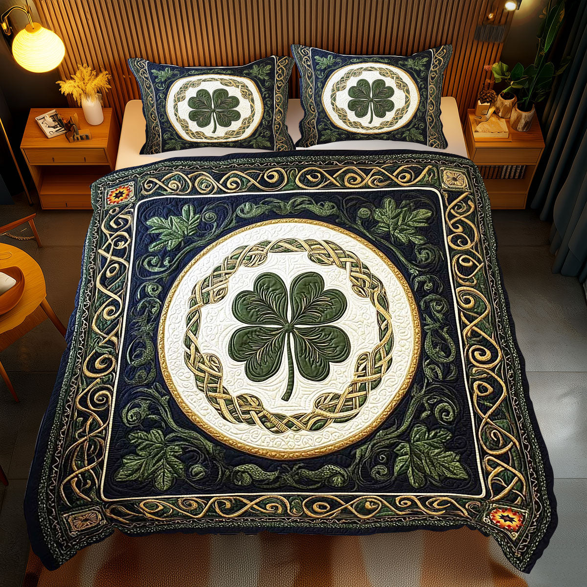 Celtic Shamrock WP1312028CL Duvet Cover Set