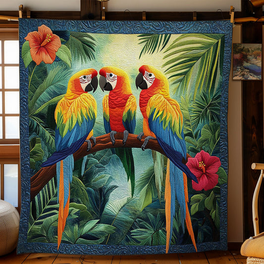 Parrot Forest CW0701060CL Quilt