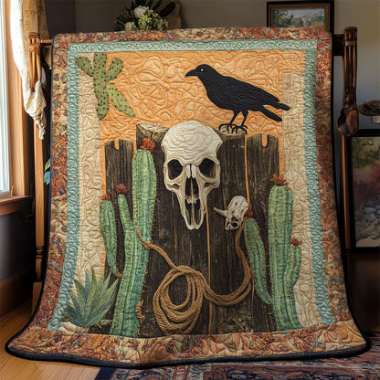 Raven And Skull WN2401016CL Quilt