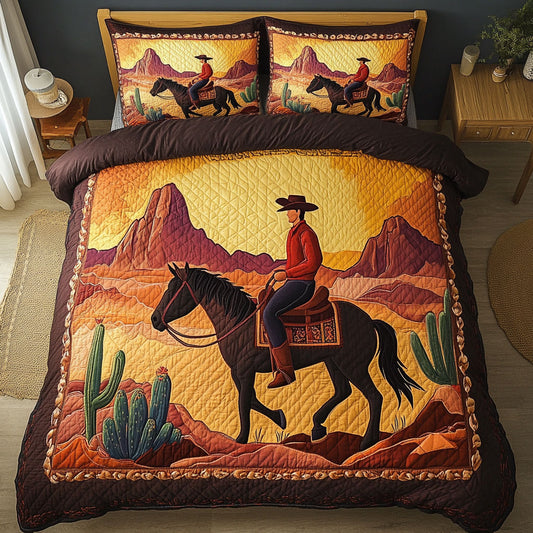 Sunset Cowboy WN0110056CL Duvet Cover Set