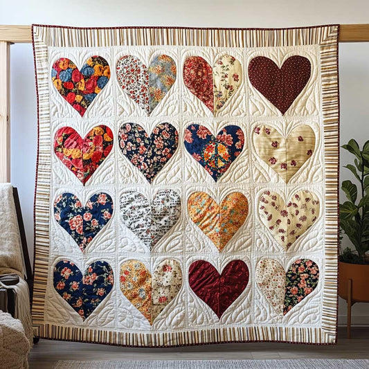 Cottagecore Heart WP1012006CL Quilt