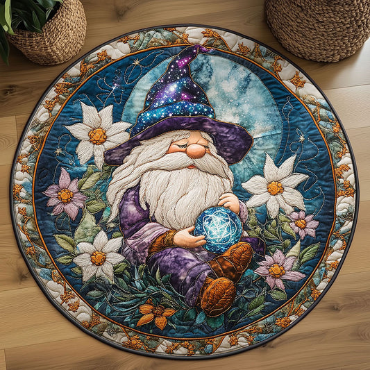 Tranquil Gnome WN2208126CL Quilted Round Mat