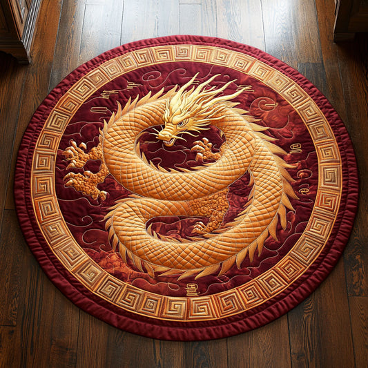 Dragon Coil CP1607041CL Quilted Round Mat