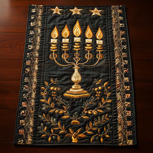 Charming Candle CP3004025CL Quilted Table Runner
