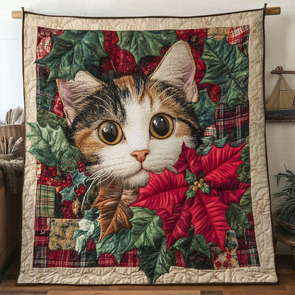 Cat Christmas Blessing WN0811002CL Quilt