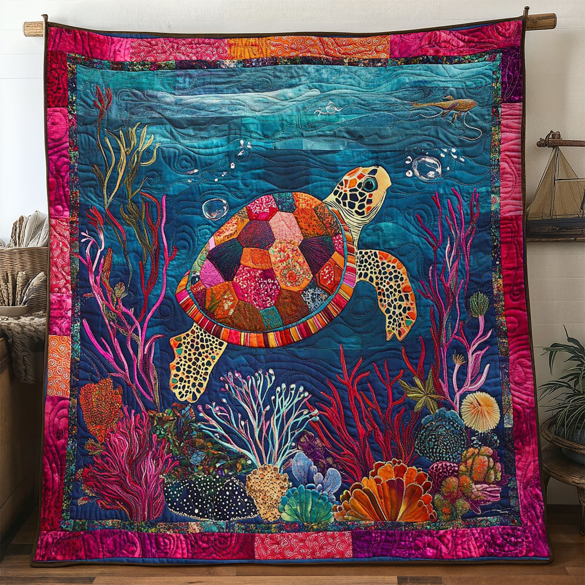 Wild Turtle WN1404091CL Quilt