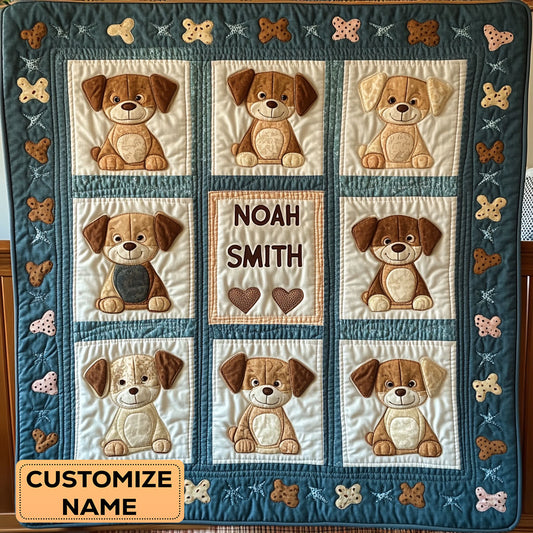 Little Buddy WY2607028CL Personalized Baby Quilt