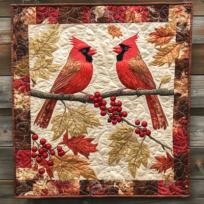 Autumn Cardinal CW1005025CL Quilt