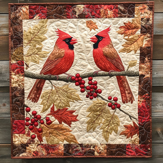 Autumn Cardinal CW1005025CL Quilt