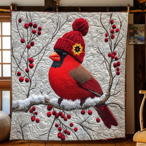 Cardinal Frosty Morning WN1712028CL Quilt