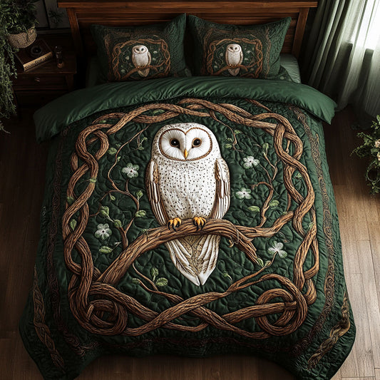 Celtic Nest Owl WY0304046CL Duvet Cover Set