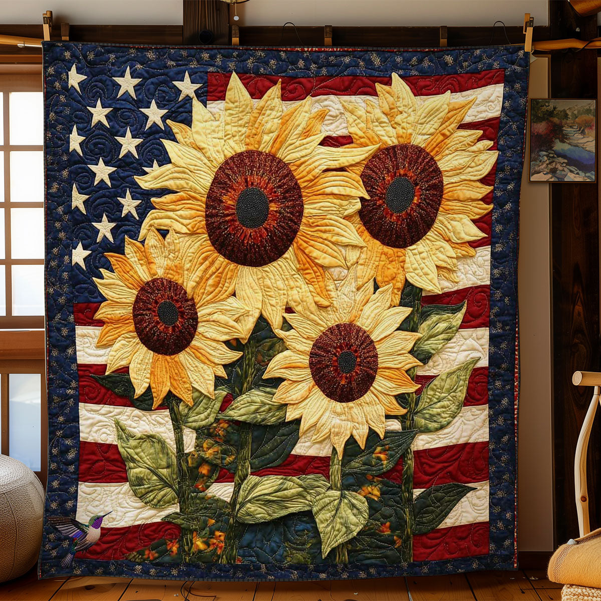 Sunflower Spirit WN1211090CL Quilt