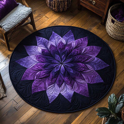 Royal Flower WN1903097CL Quilted Round Mat