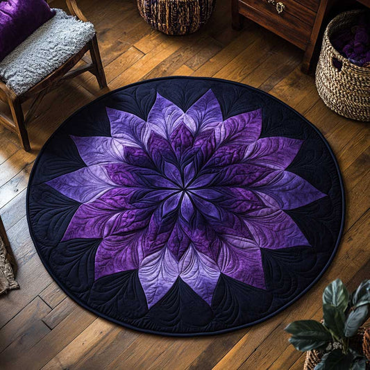 Royal Flower WN1903097CL Quilted Round Mat