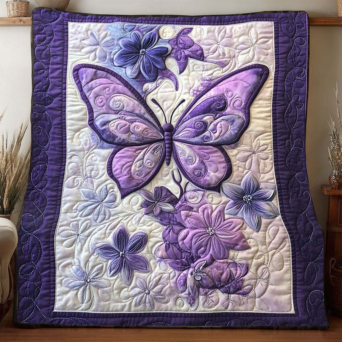 Butterfly Haven WP0705003CL Quilt