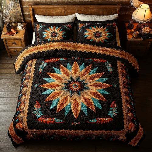 Tribal Starburst Quilt CW1707051CL Duvet Cover Set
