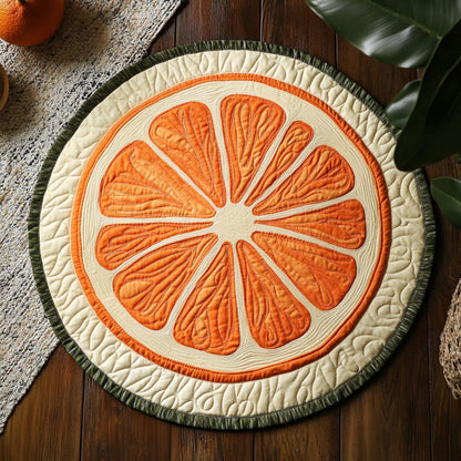 Sweet Slice CP2005027CL Quilted Round Mat