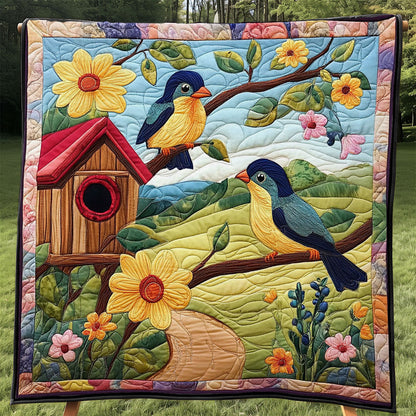 Countryside Birdhouse WJ1904002CL Quilt