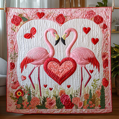 Love Flamingo WJ1312017CL Quilt