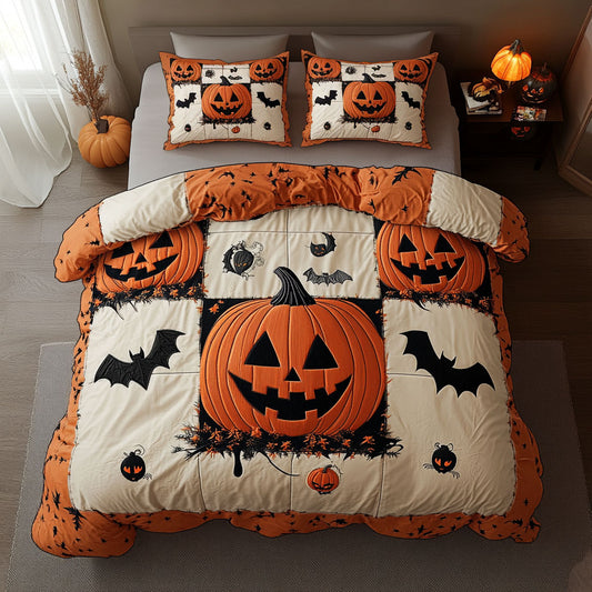 Spooky Pumpkin WN1308117CL Duvet Cover Set