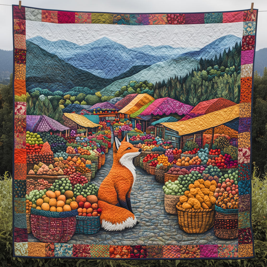 Fox At Highland Market LT2109004CL Quilt