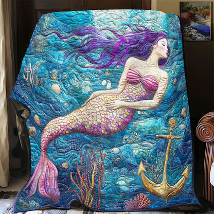 Beautiful Mermaid WY1202079CL Quilt