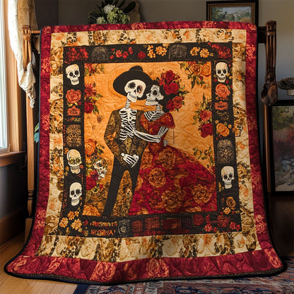 Couple Skeleton WY1802009CL Quilt